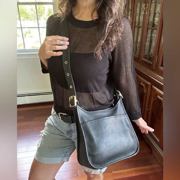 Black Leather Coach Legacy Bag No G9n-9966 - Picture 12 of 17